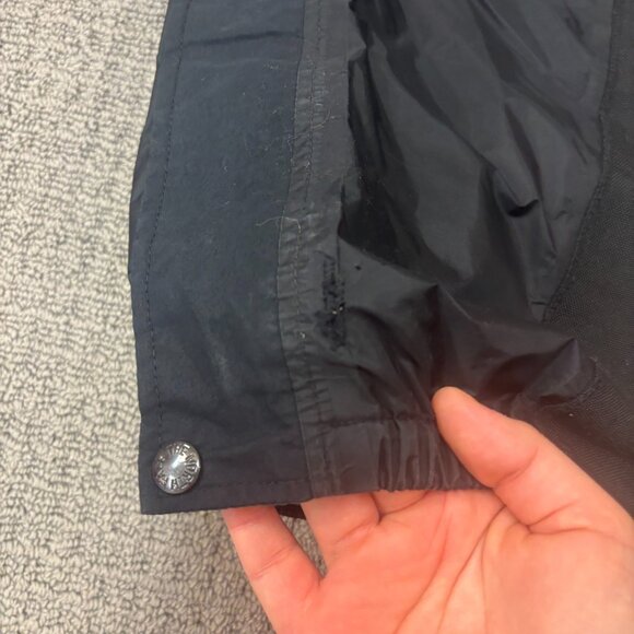 Vintage North Face Pants Mens Large 34X31 Black Nylon GTEX Ski Snow Windbreaker - Picture 10 of 14